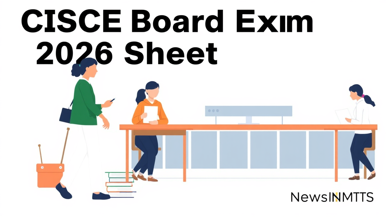 CISCE Board Exam 2026 Date Sheet Expected Next Week