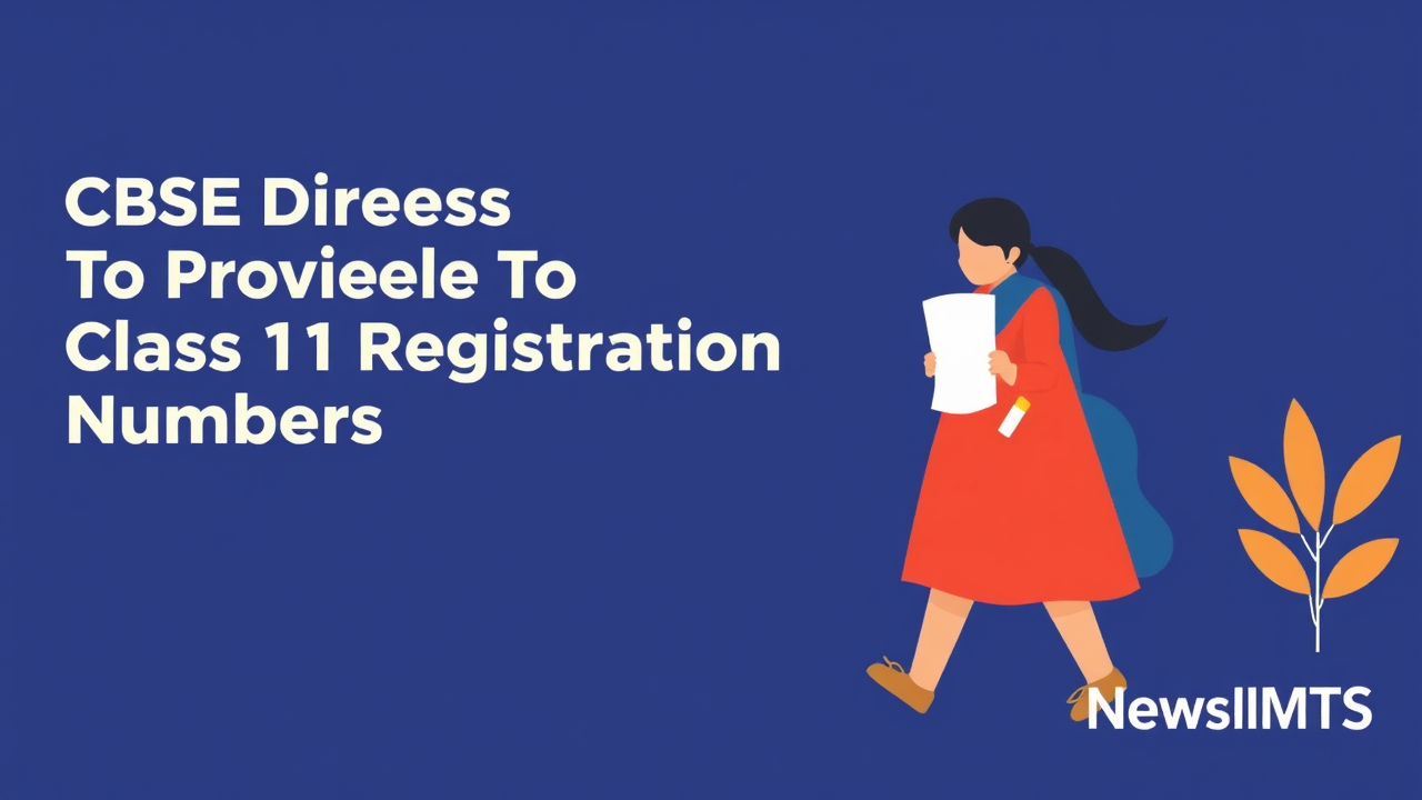 CBSE Directs Schools To Provide Class 11 Registration Numbers