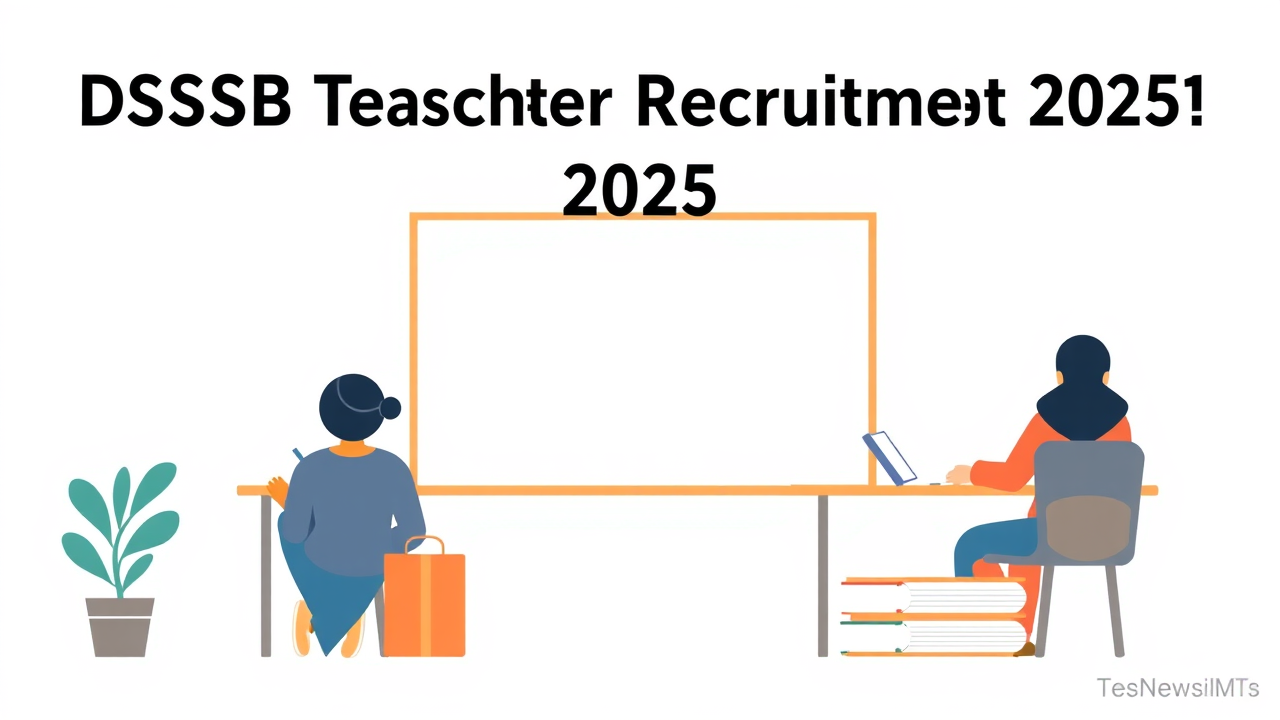 DSSSB Teacher Recruitment 2025 Closes Today