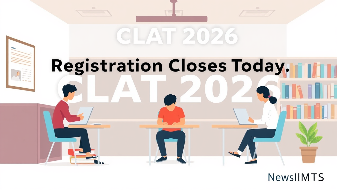 CLAT 2026 Registration Closes Today, Correction Window Open Till Nov 9