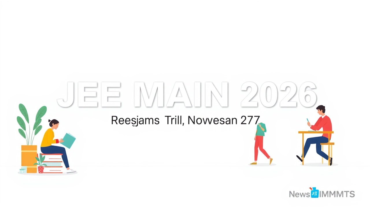 JEE Main 2026 Registration Open Till November 27