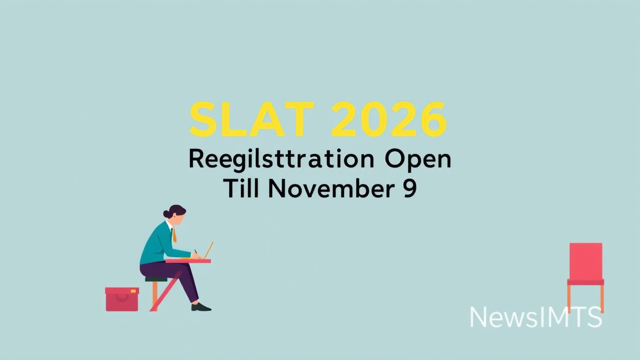 SLAT 2026 Mock Test Registration Open Till November 9