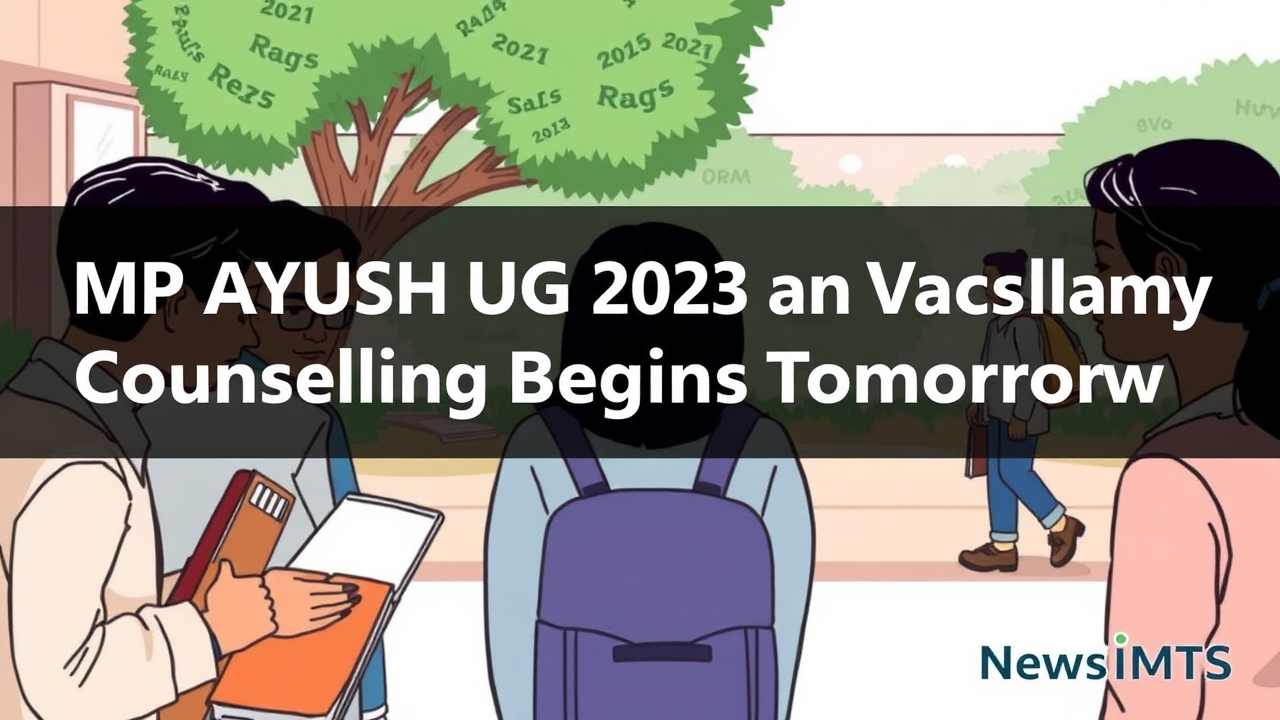 MP AYUSH UG 2025 Stray Vacancy Counselling Begins Tomorrow
