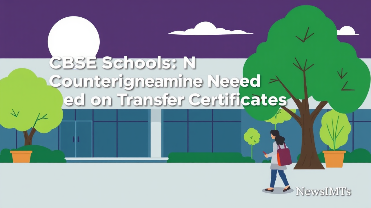 CBSE Schools: No Countersignature Needed On Transfer Certificates