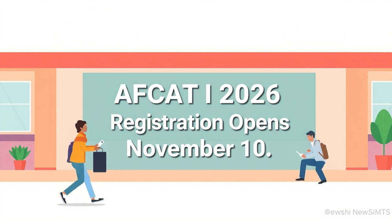AFCAT-I 2026 Registration Opens November 10