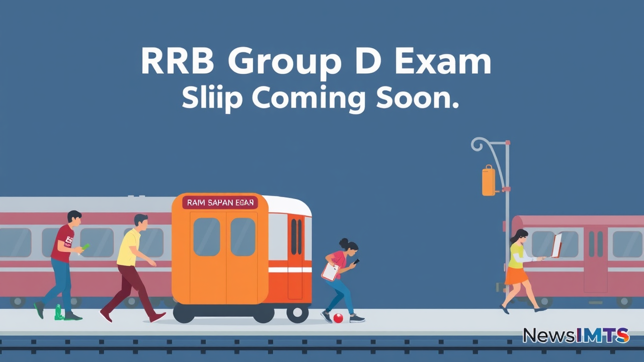 RRB Group D Exam City Slip Coming Soon