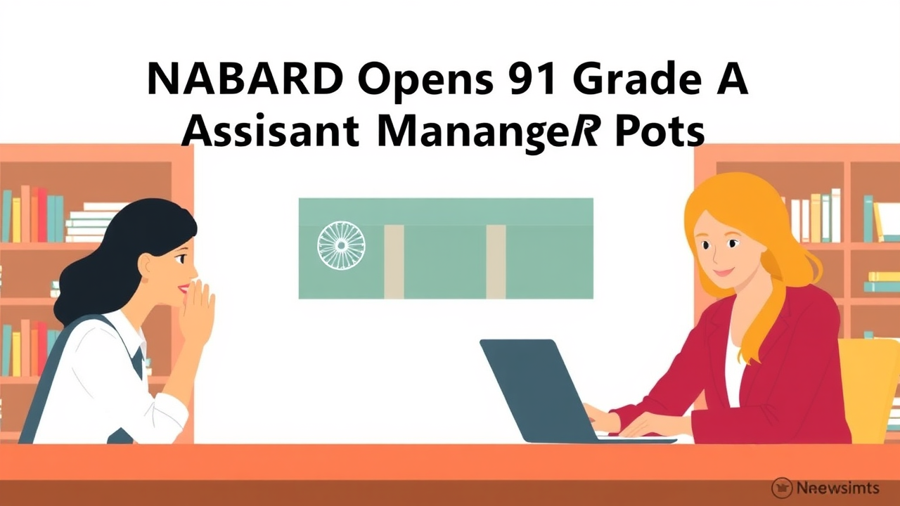 NABARD Opens 91 Grade A Assistant Manager Posts