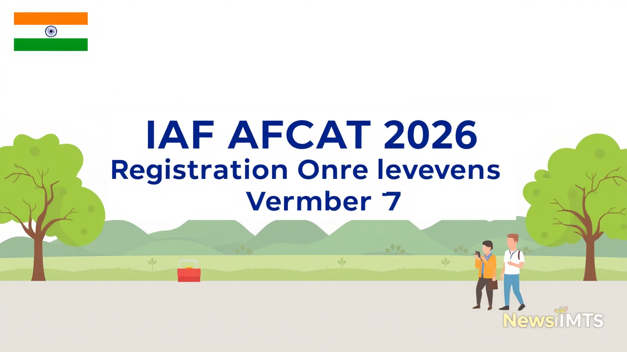 IAF AFCAT 2026 Registration Opens November 17