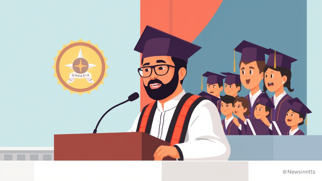 Viksit Bharat Quiz Draws 50 Lakh Youth As VP Addresses Graduates