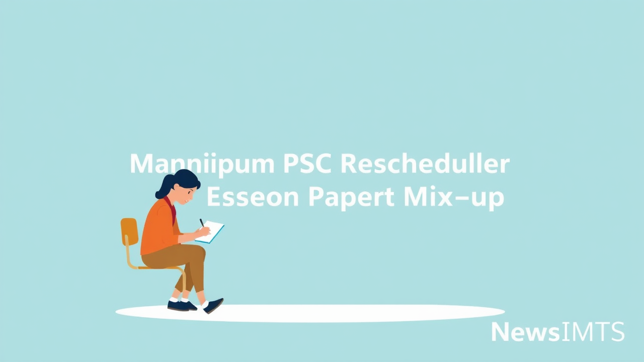 Manipur PSC Exams Rescheduled After Question Paper Mix-up