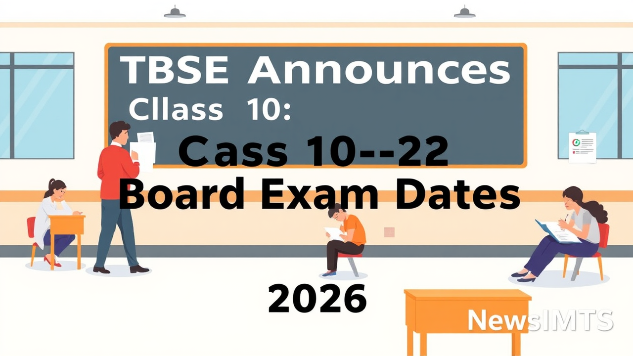 TBSE Announces Class 10-12 Board Exam Dates for 2026