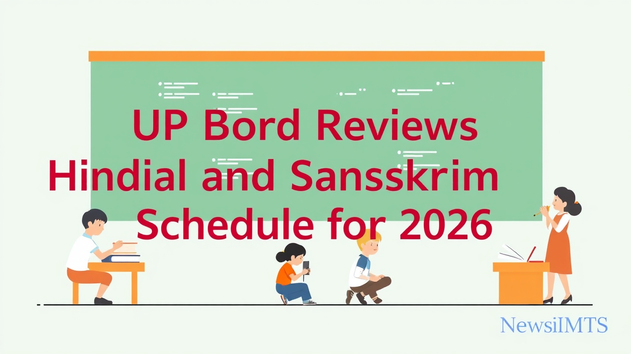 UP Board Revises Hindi and Sanskrit Exam Schedule for 2026