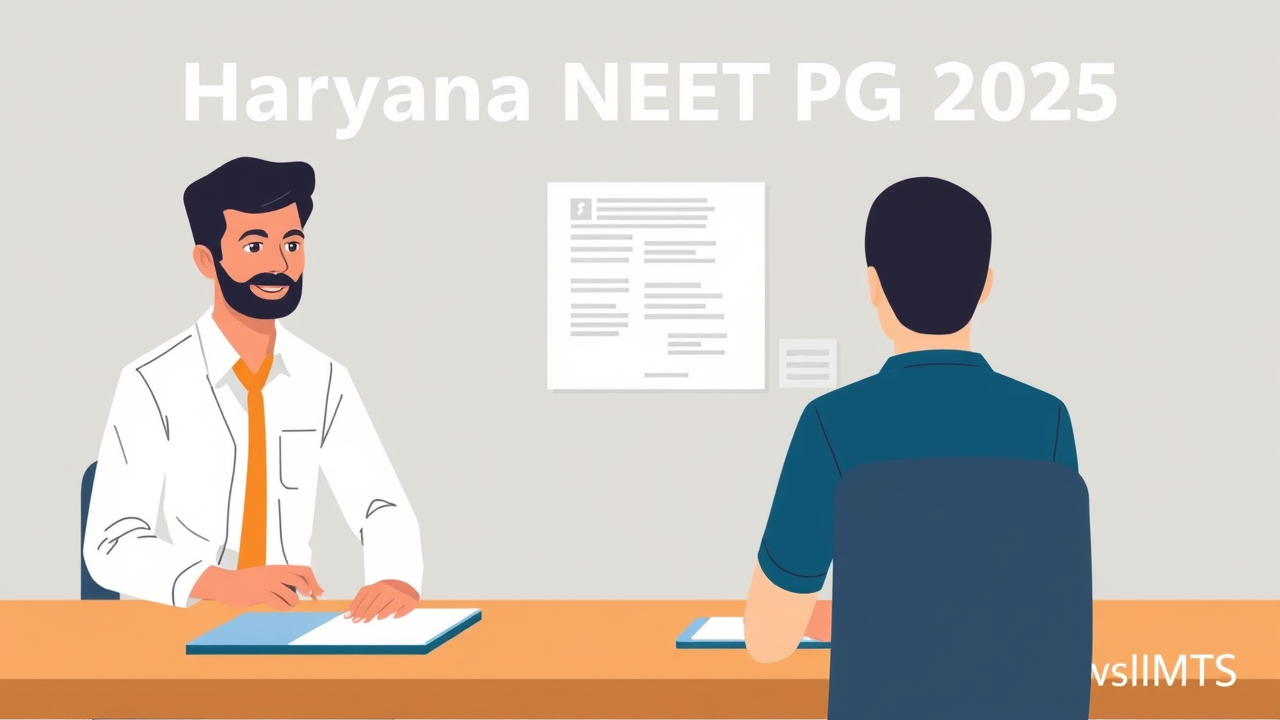 Haryana NEET PG 2025 Counselling Round 1 Choice Filling Begins