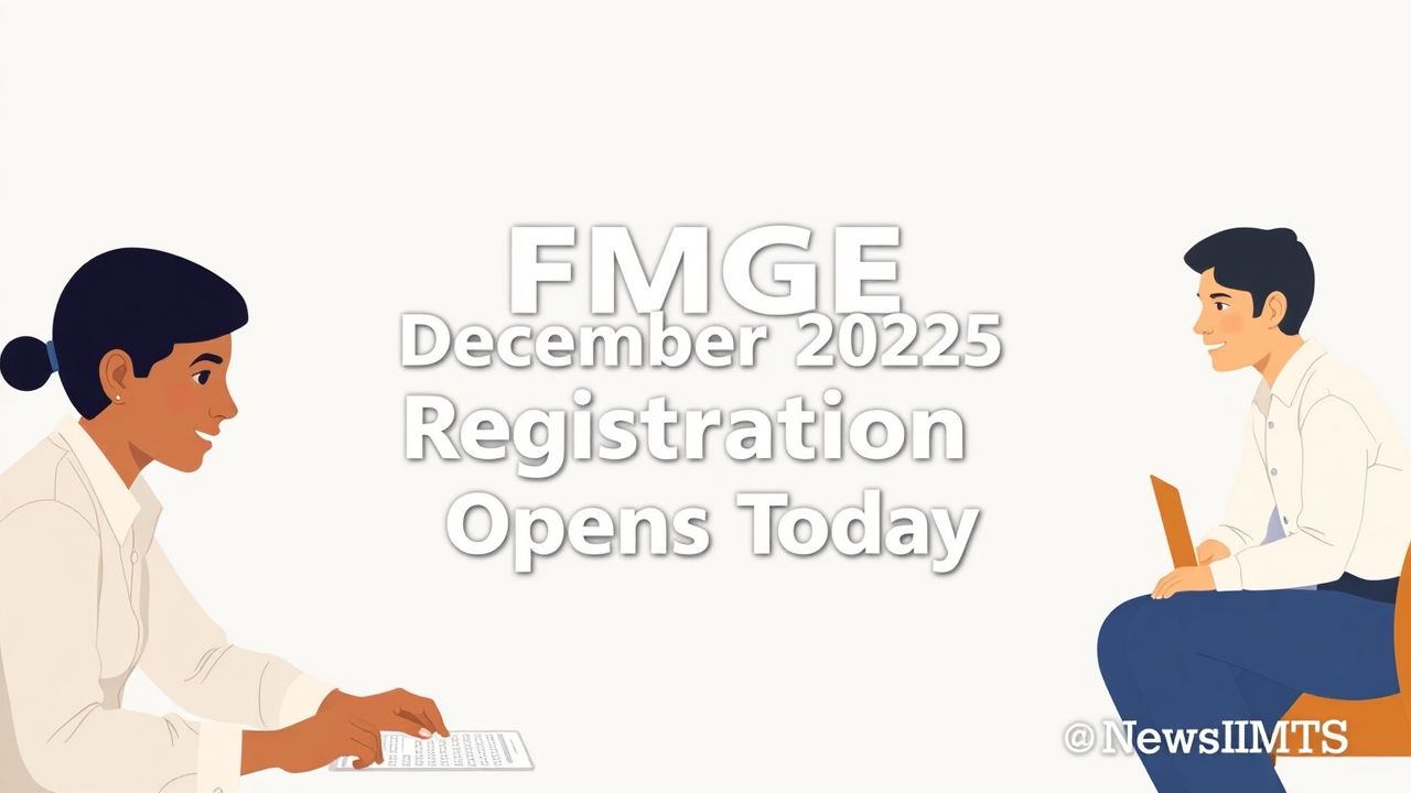 FMGE December 2025 Registration Opens Today