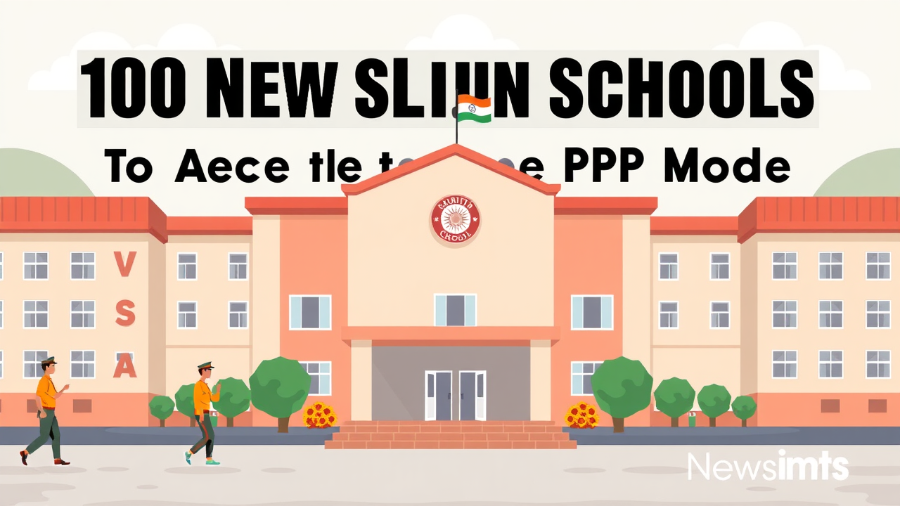 100 New Sainik Schools To Be Set Up In PPP Mode