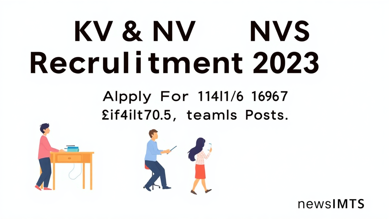 KVS & NVS Recruitment 2025: Apply For 14,967 Teaching Posts