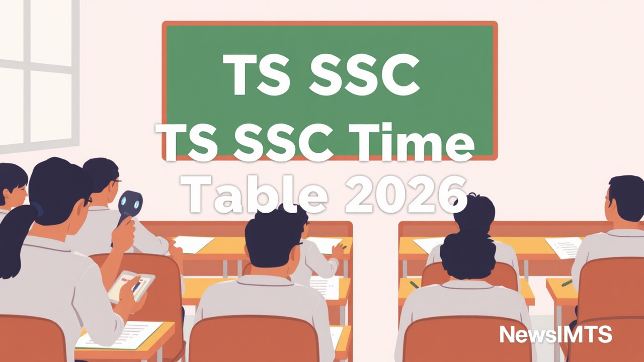 TS SSC Time Table 2026 LIVE: Telangana Class 10 datesheet soon at…