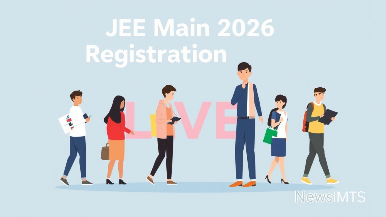 JEE Main 2026 Registration LIVE: Session 1 application open at jeemain.nta.nic.in; how…