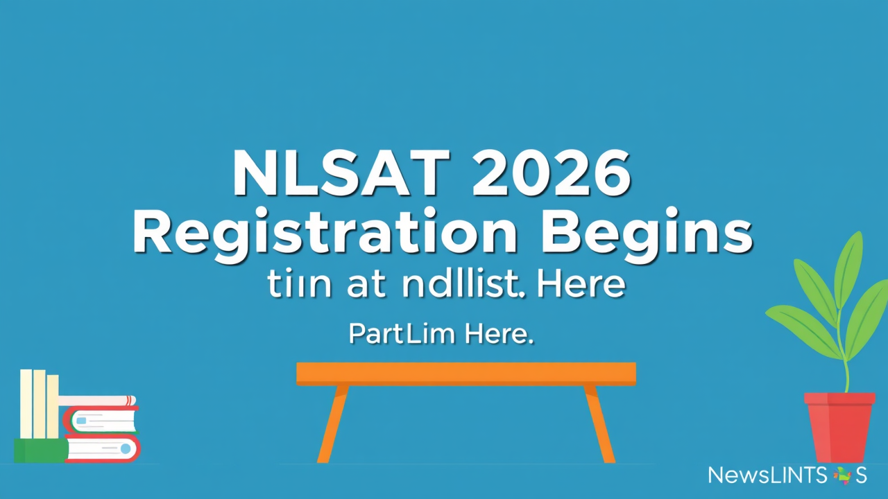 NLSAT 2026 Registration Begins at nls.ac.in; Direct Link Here