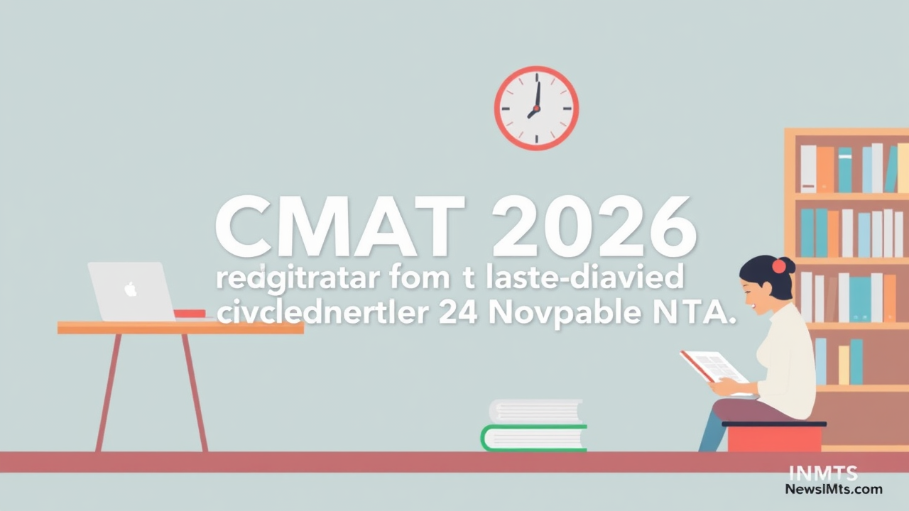 CMAT 2026 registration last date extended till November 24: NTA