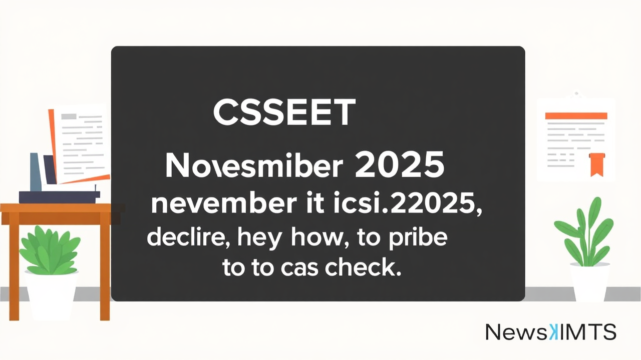 ICSI CSEET November Result 2025 declared at icsi.edu, here's how to check