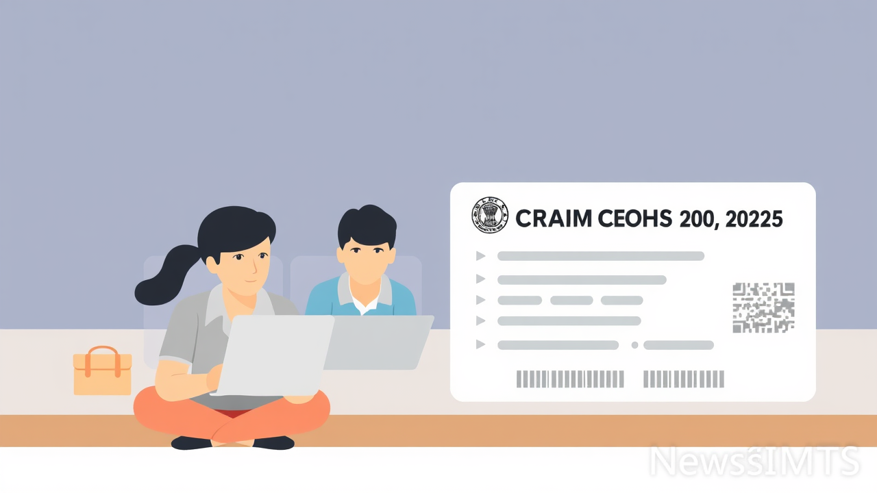 CCRAS Admit Card 2025 for Group A, B and C posts out,…