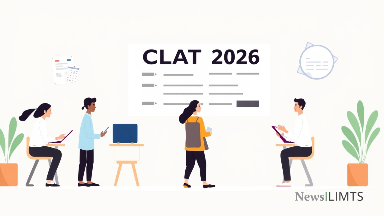CLAT 2026 Admit Card LIVE: UG, PG law hall tickets soon; direct…