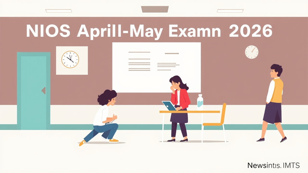 NIOS April-May Exam 2026: Registration for Class 10, 12 exam begins at…