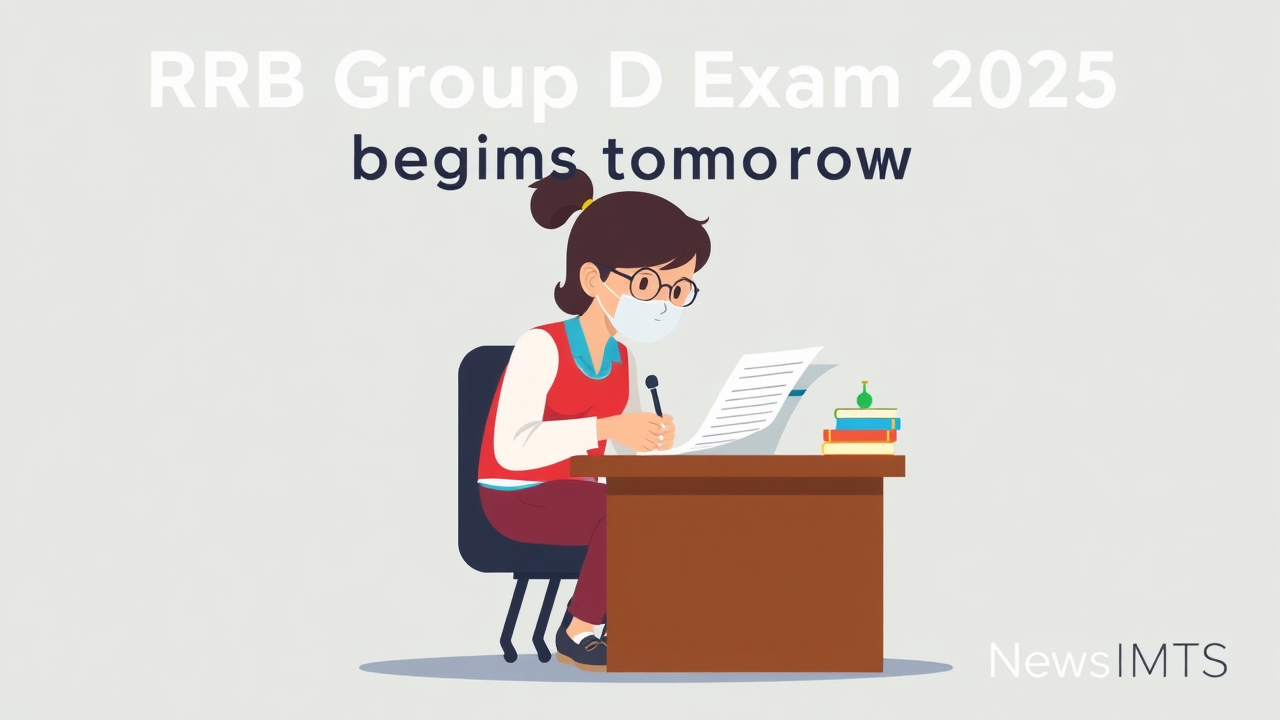 RRB Group D Exam 2025 begins tomorrow, check exam day instructions here