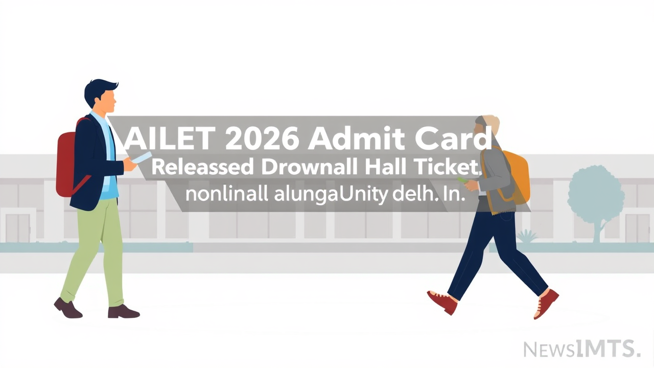 AILET 2026 Admit Card Released, Download Hall Ticket at nationallawuniversitydelhi.in