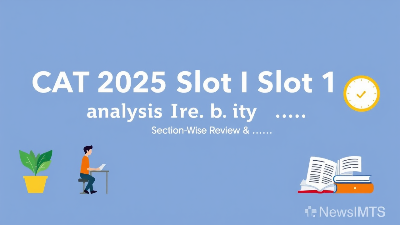CAT 2025 Slot 1 Analysis by IMS: Difficulty Level, Section-Wise Review &…