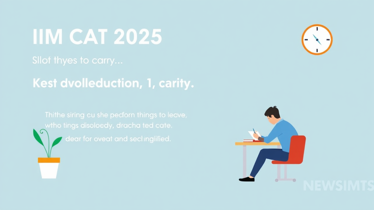 IIM CAT 2025 exam today; slot timings, things to carry