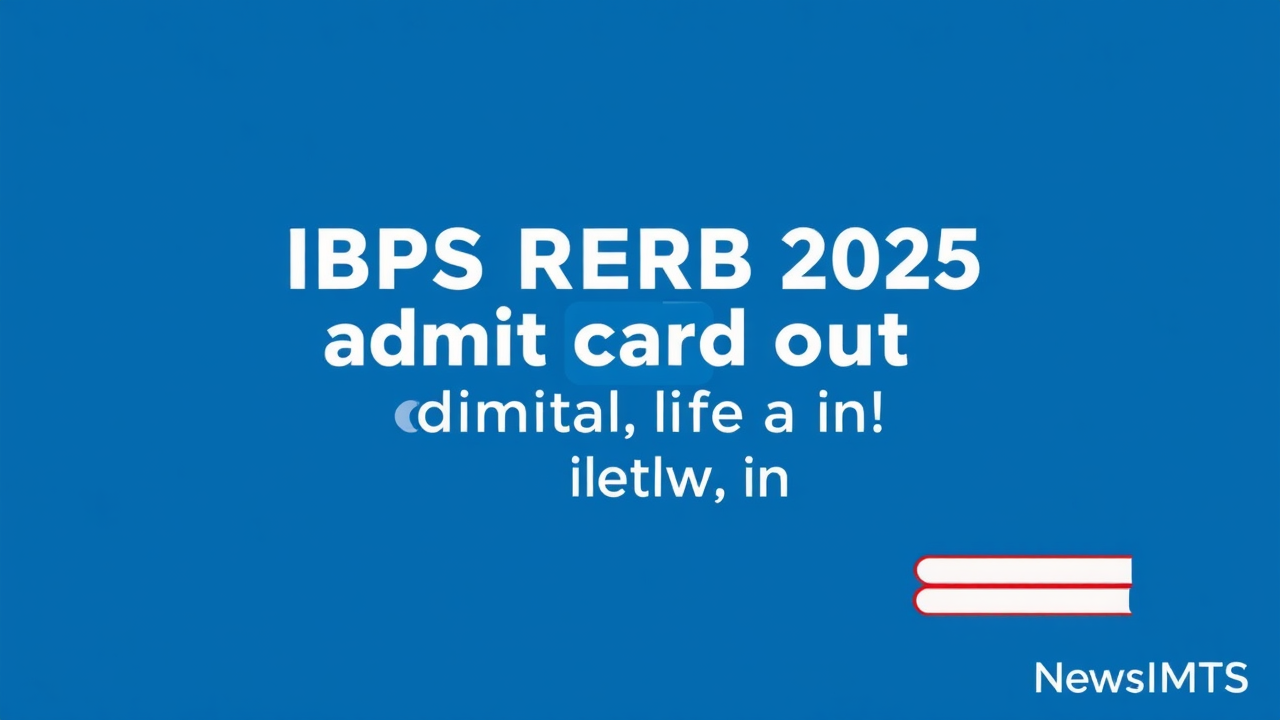 IBPS RRB Clerk 2025 admit card out; download hall ticket on ibps.in