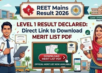 REET Mains Result 2026