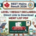 REET Mains Result 2026