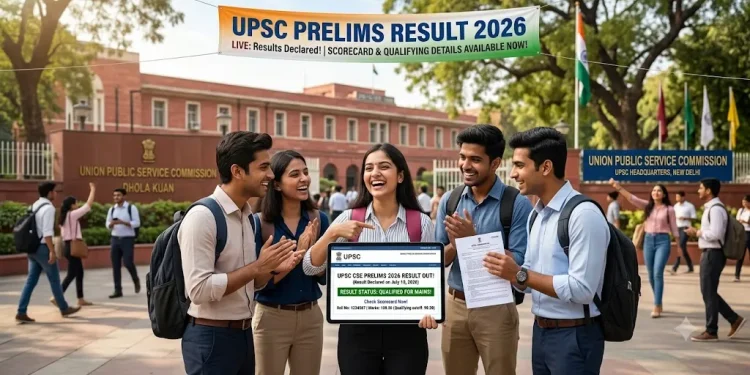 UPSC CSE Prelims Result 2026